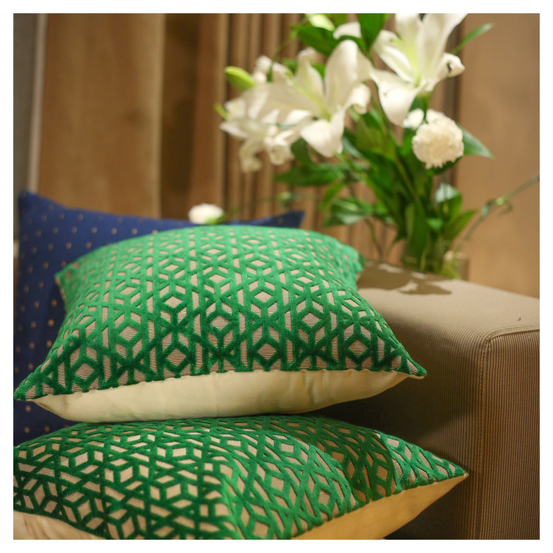 Emerald Velvet Cushion - Set of 2