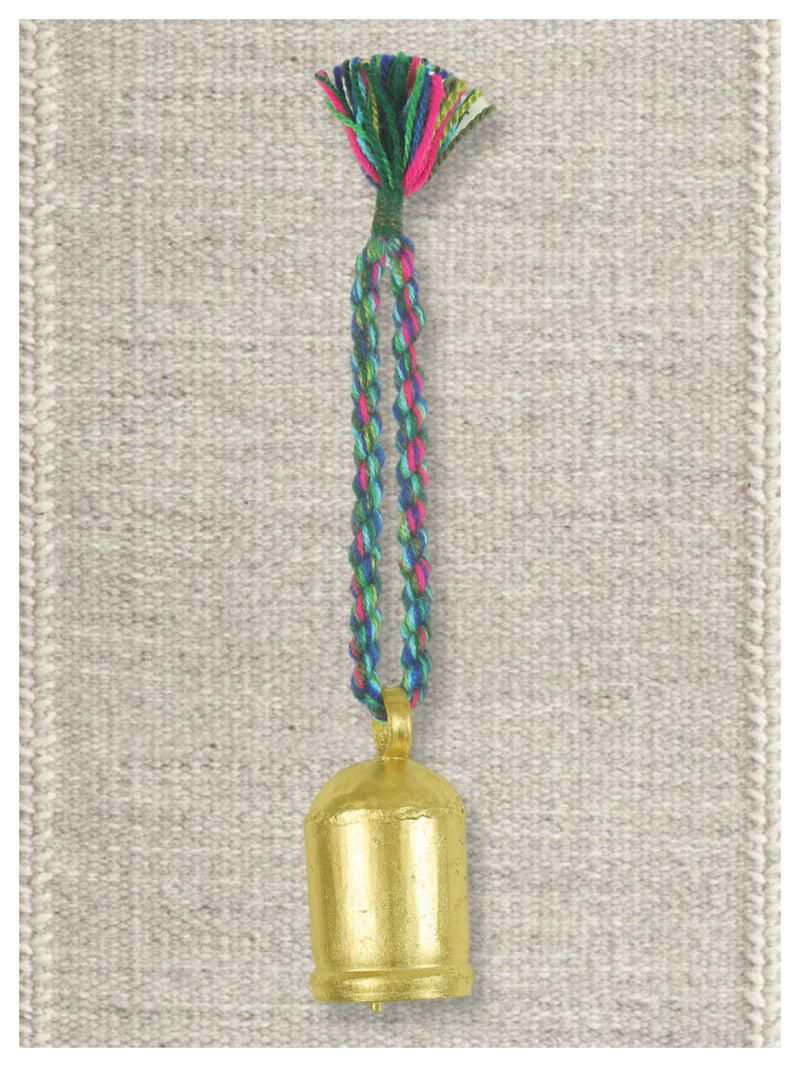 Braided Hanging Bell - Green