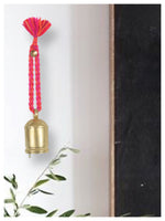 Braided Hanging Bell - Pink