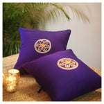 Gota Motif Cushion - Deep Purple