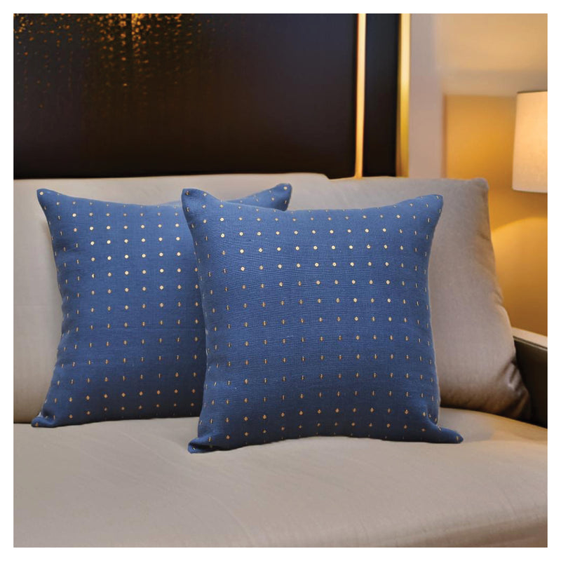 Starry Night Cushion - Navy - Set of 2