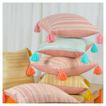 Sunlit Stripes Cushions -  Set of 8