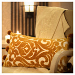 Gold Lumbar Pillows - Set of 2