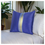 So Sari Cushion - Blue Border