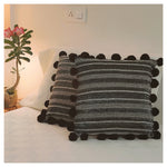 Midnight Pommed Cushion - Set of 6