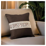 Jungle Procession Cushion - Black