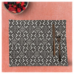 Black & White Patterned Table Mats